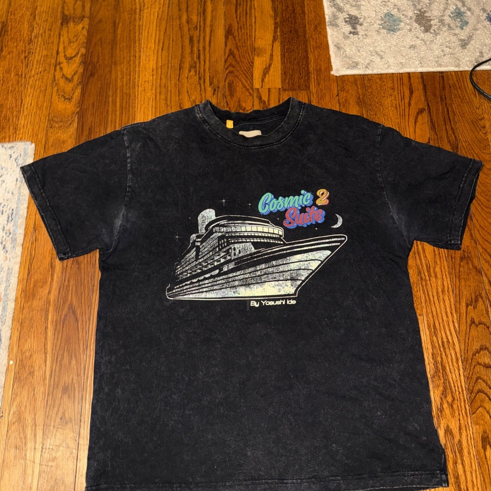 Gallery Dept Black 'Cosmic Suite' Graphic Tee